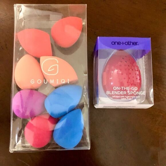 ONE + OTHER & GOUMIQI - NWTIB Bundle of Cosmetic Blender Sponges. 9 Total. - Picture 2 of 13